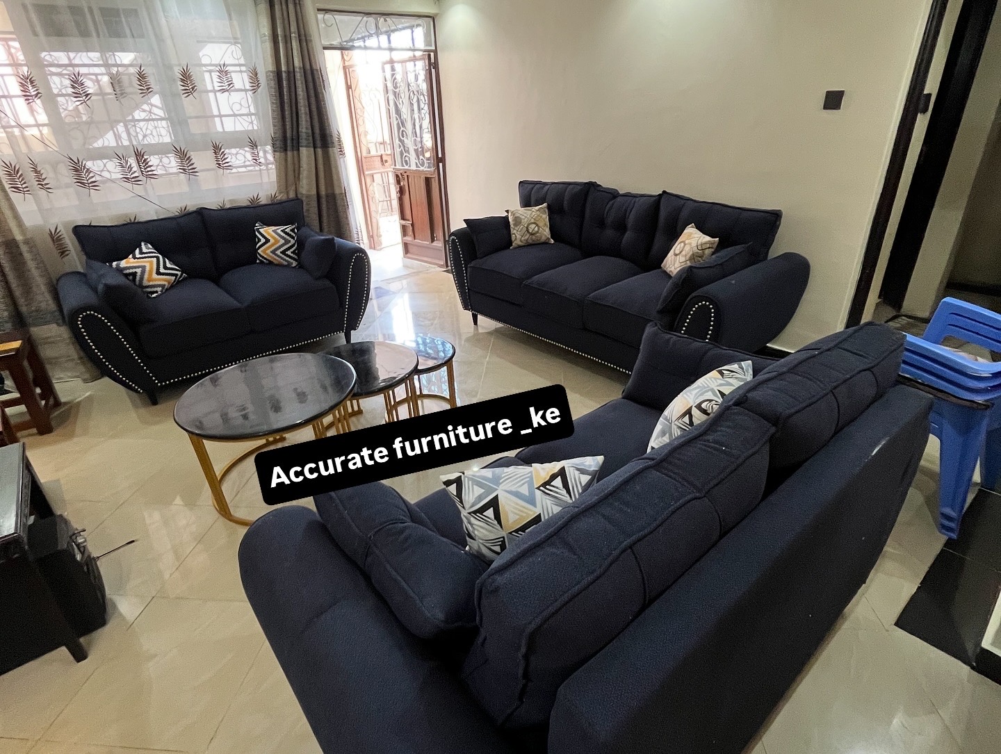 Seven seater butterfly seat 3,2,2