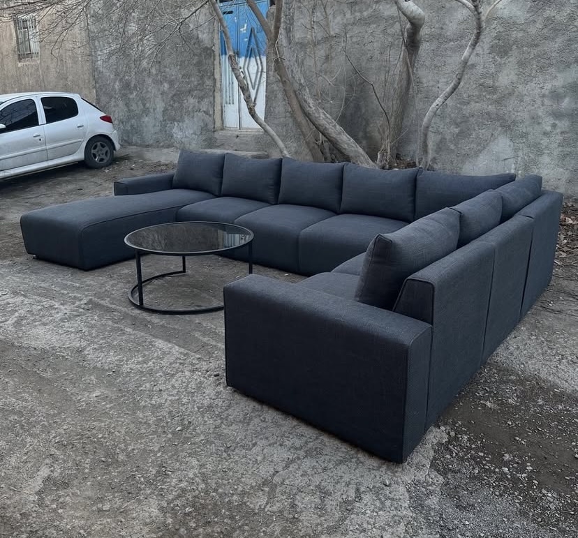 Eleven seater U shaped corner seat