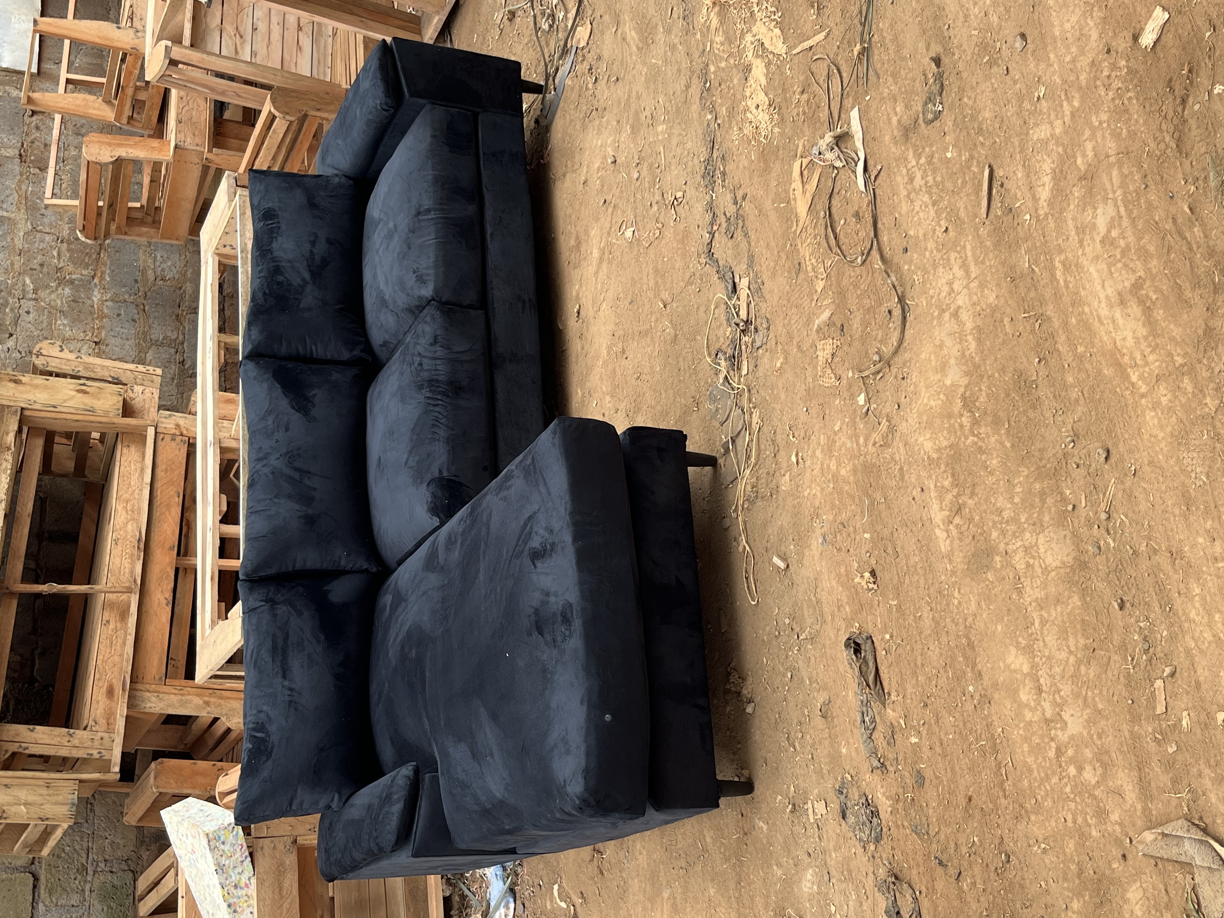 Sectional sofa six seater