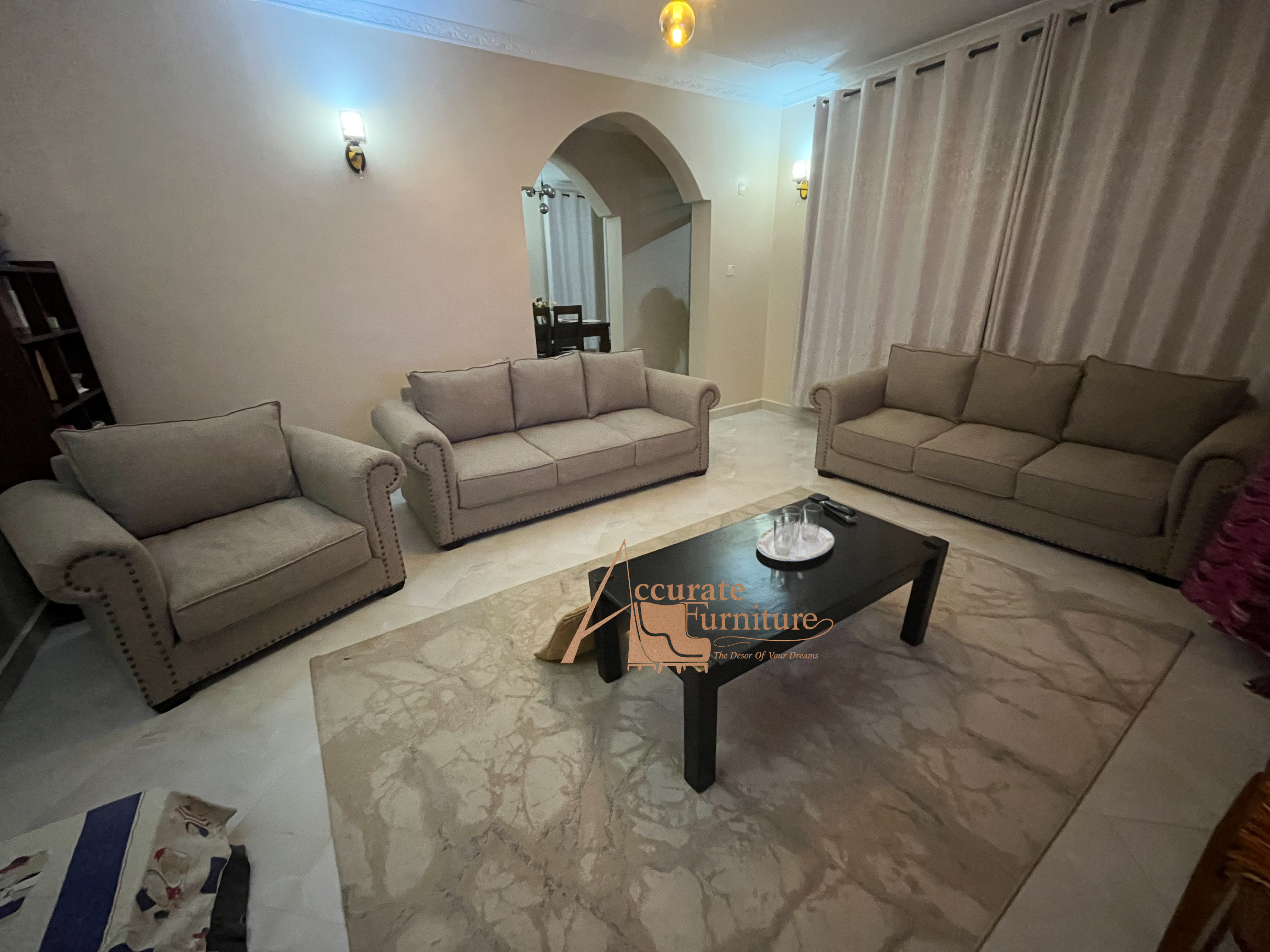 Seven seater seat(3,3,1) arm number 9 seat design 